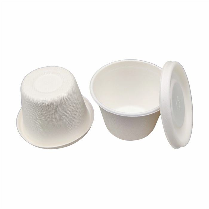 Sugarcane cup with lid from mmcis china